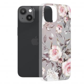 Husa pentru iPhone 14, Techsuit Marble Series, Bloom of Ruth Gray