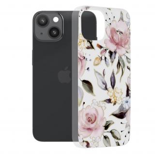 Husa pentru iPhone 14, Techsuit Marble Series, Chloe White