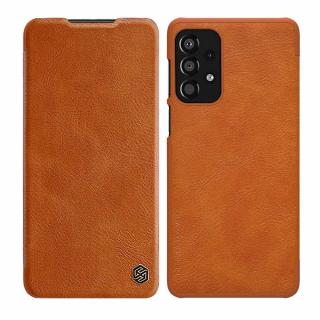 Husa pentru iPhone 15 Plus - Nillkin QIN Pro Leather Case - Brown