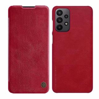 Husa pentru iPhone 15 Plus - Nillkin QIN Pro Leather Case - Red