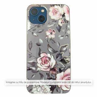 Husa pentru iPhone 15 Plus - Techsuit Marble Series - Bloom of Ruth Gray