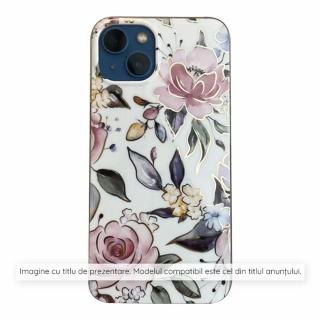 Husa pentru iPhone 15 - Techsuit Marble Series - Chloe White