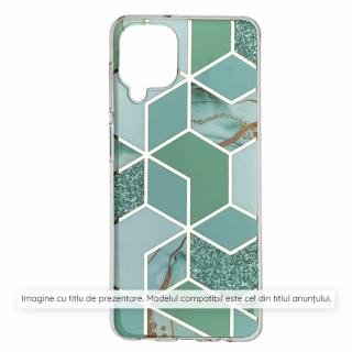 Husa pentru iPhone 15 - Techsuit Marble Series - Green Hex