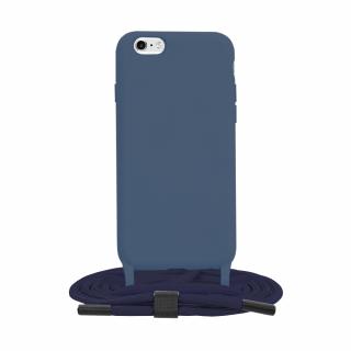 Husa pentru iPhone 6  6S - Techsuit Crossbody Lanyard - Blue