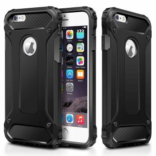 Husa pentru iPhone 6 Plus,6S Plus cu decupaj sticla - Techsuit Hybrid Armor - Black