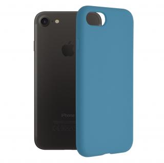 Husa pentru iPhone 7   8   SE 2, SE 2020   SE 3, SE 2022 - Techsuit Soft Edge Silicone - Denim Blue