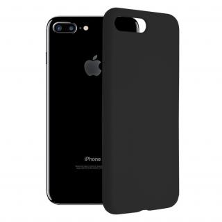 Husa pentru iPhone 7 Plus   8 Plus, Techsuit Soft Edge Silicone, Black