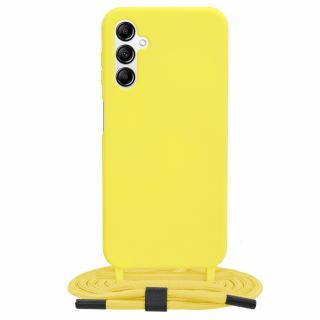 Husa pentru Samsung Galaxy A14 4G , A14 5G - Techsuit Crossbody Lanyard - Yellow