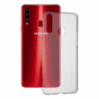 Husa pentru Samsung Galaxy A20s, Techsuit Clear Silicone, Transparent