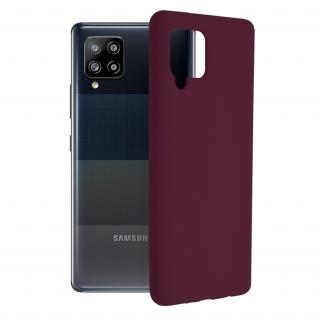 Husa pentru Samsung Galaxy A42 5G - Techsuit Soft Edge Silicone - Plum Violet