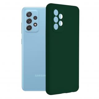 Husa pentru Samsung Galaxy A52 4G , A52 5G , A52s 5G - Techsuit Soft Edge Silicone - Dark Green