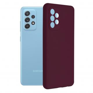 Husa pentru Samsung Galaxy A52 4G , A52 5G , A52s 5G - Techsuit Soft Edge Silicone - Plum Violet