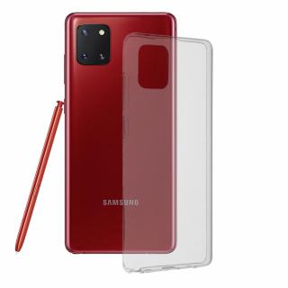 Husa pentru Samsung Galaxy Note 10 Lite, Techsuit Clear Silicone, Transparent