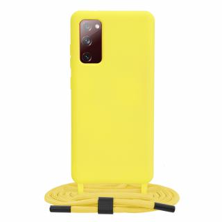 Husa pentru Samsung Galaxy S20 FE 4G , S20 FE 5G - Techsuit Crossbody Lanyard - Yellow