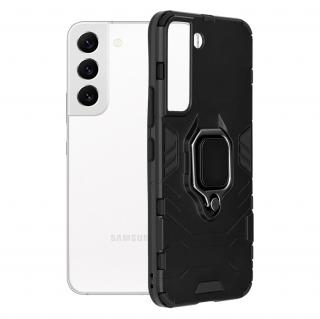 Husa pentru Samsung Galaxy S22 5G, Techsuit Silicone Shield, Negru
