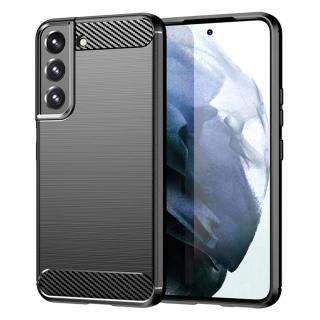 Husa pentru Samsung Galaxy S22 Plus 5G, Techsuit Carbon Silicone, Negru