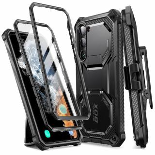 Husa pentru Samsung Galaxy S23 + Folie, I-Blason Armorbox, Negru