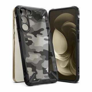 Husa pentru Samsung Galaxy S23 Plus, Ringke Fusion X Design, Camo Negru