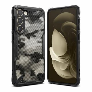 Husa pentru Samsung Galaxy S23, Ringke Fusion X Design, Camo Negru