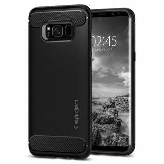 Husa pentru Samsung Galaxy S8, Spigen Rugged Armor, Negru