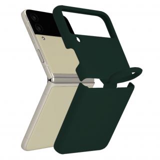 Husa pentru Samsung Galaxy Z Flip3 5G - Techsuit Soft Edge Silicone - Dark Green