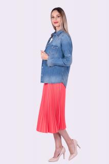 Camasa denim cu maneci lungi