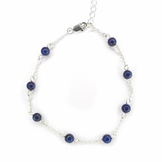 Bratara Lapis Lazuli Rare, argint