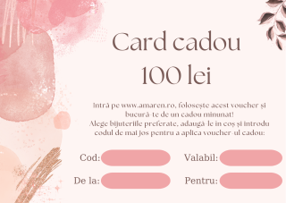 Card cadou bijuterii 100 lei