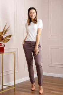 Pantaloni eleganti gri cu buzunare functionale