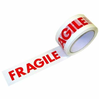 1 buc Banda adeziva FRAGILE cu zgomot - 48mm x 60m - 1 buc