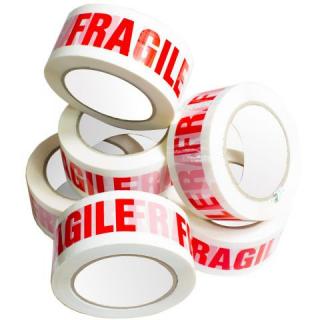 36 buc Banda adeziva FRAGILE SILENT - 48mm x 60m