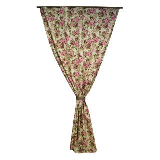 Draperie Velaria floral roz