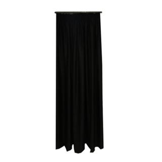 Draperie Velaria neagra cu rejansa, 95x265 cm