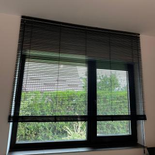 Jaluzele Velaria orizontale din lemn (venetiene) dimensiuni personalizate 25 mm
