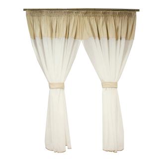 Perdea Velaria de bucatarie in ivory, 240 x 160 cm