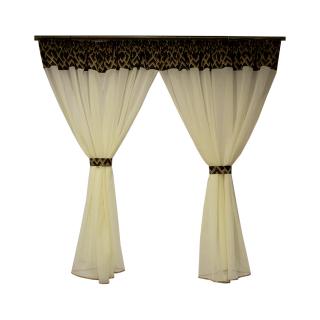 Perdea Velaria  in haily ivoire, 360x150 cm