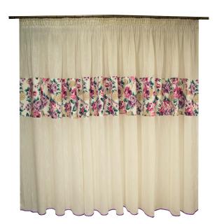 Perdea Velaria luxor floral, 400x160 cm