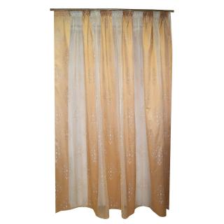 Perdea Velaria organza baroc brown, 290x255 cm