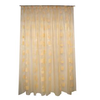 Perdea Velaria organza catifea crem, 420x245 cm