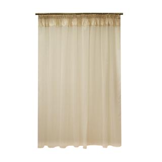 Perdea Velaria ploita ivoire, 240x210 cm