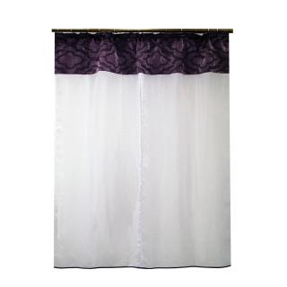 Perdea Velaria voal crep alb, 140x160 cm