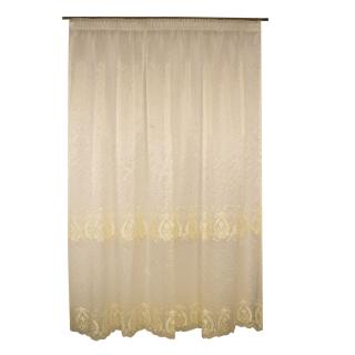 Perdea Velaria voal organza cu flori, 260x245 cm