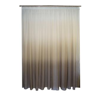 Perdele Velaria tul degrade maro, 300x255 cm