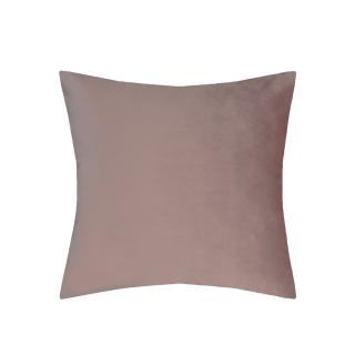 Perna Velaria, catifea Dusty Pink, 40x40 cm - Burduf cadou