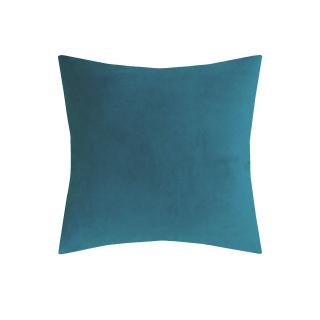 Perna Velaria, catifea Glory Blue, 40x40 cm - Burduf cadou