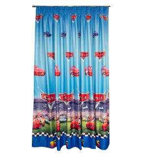 Set draperii cu imprimeu masini de curse, 2 140x240 cm