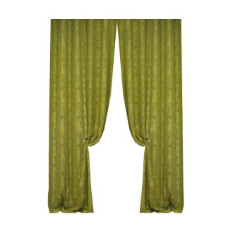 Set draperii Velaria asos verde brotacel cu rejansa