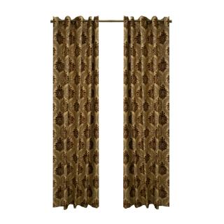 Set draperii Velaria baroc wenge cu capse, 2x150x250 cm