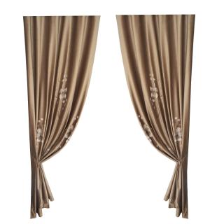 Set draperii Velaria catifea orhidee bej cu rejansa, 2 200x260 cm