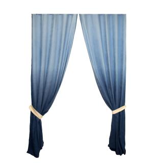 Set draperii Velaria degrade albastru cu rejansa